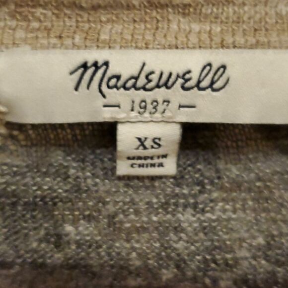 MADEWELL Argyle Sweater - Size XS - Picture 5 of 6